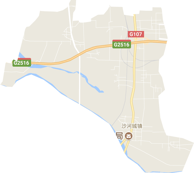 沙河城镇电子地图