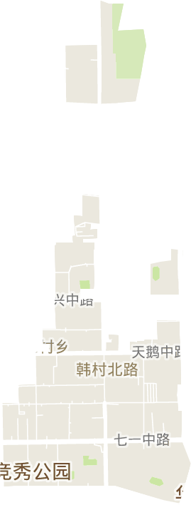 韩村北路街道电子地图
