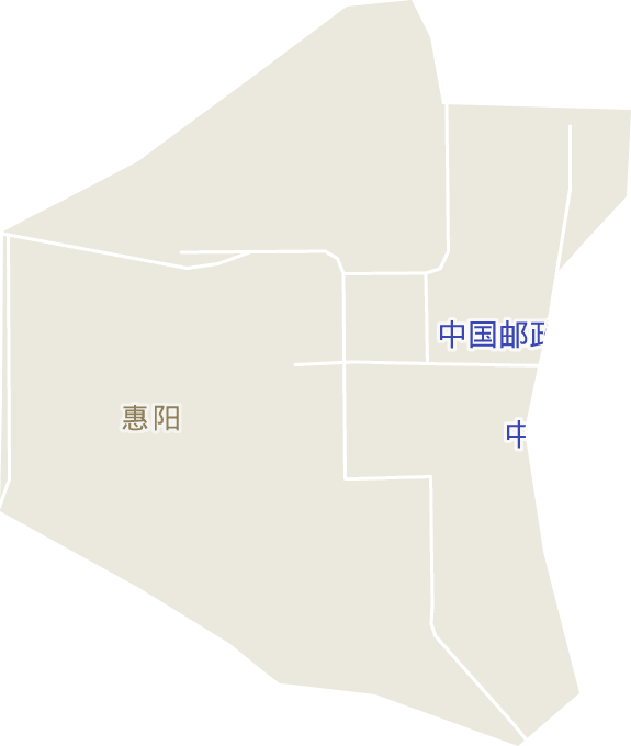 惠阳街道电子地图