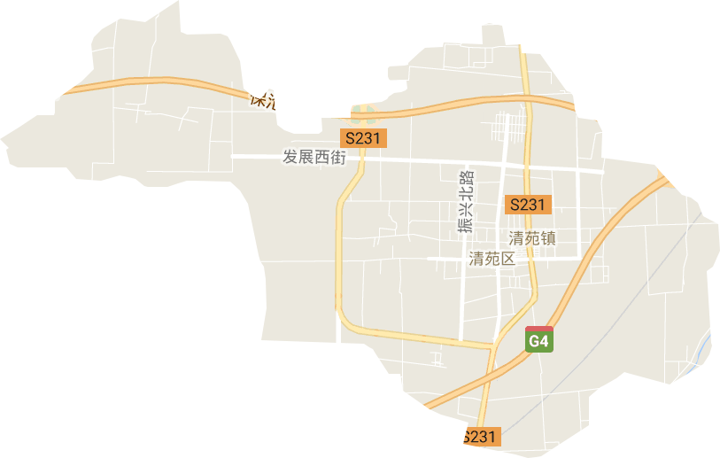 清苑镇电子地图