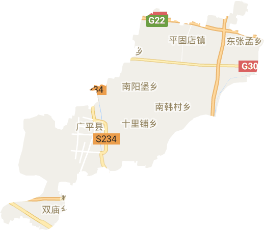 广平县电子地图