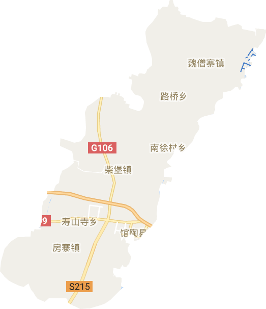 馆陶县电子地图