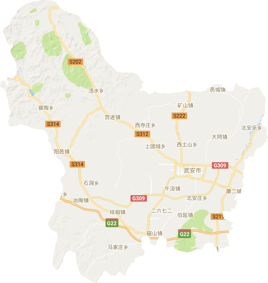 武安市电子地图
