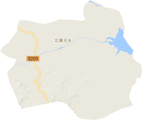 北果元乡电子地图