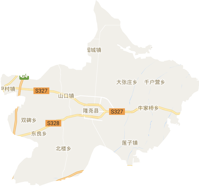 隆尧县电子地图图片