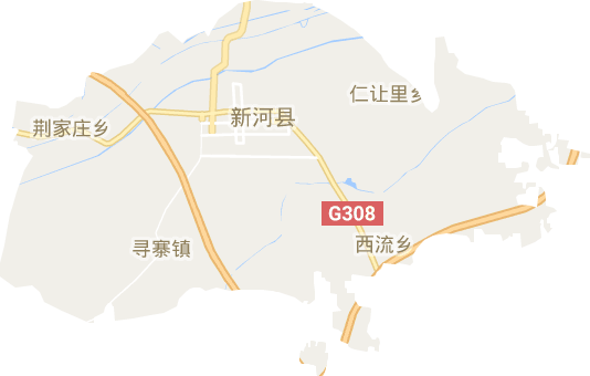 新河县电子地图