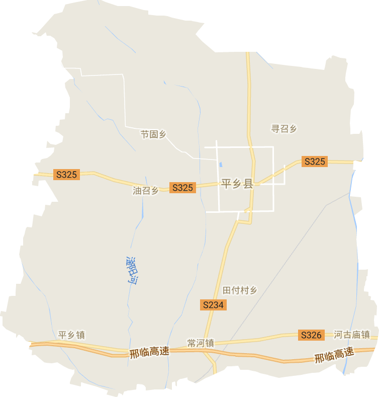 平乡县电子地图