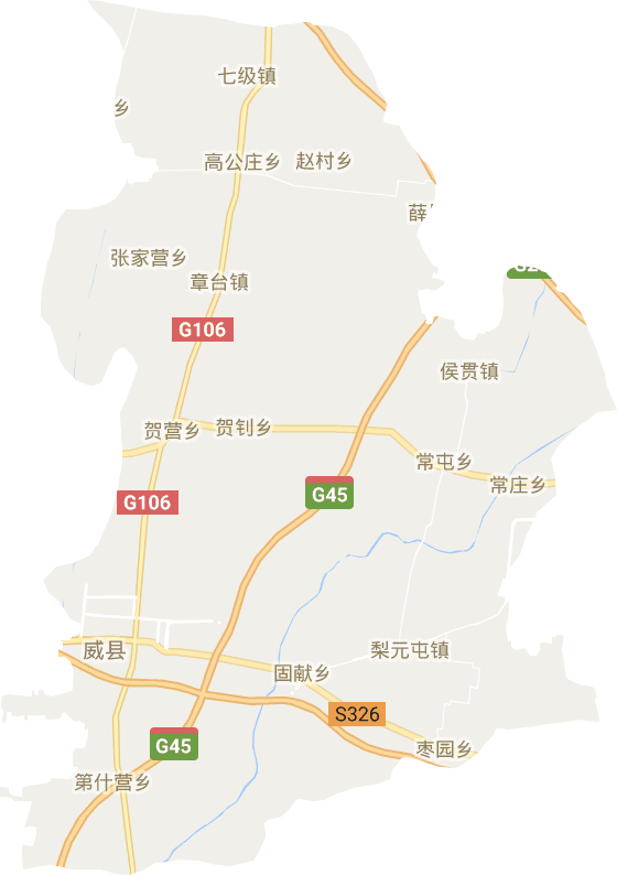 威县电子地图
