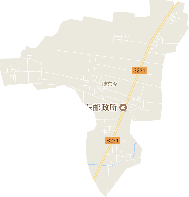 城东乡电子地图