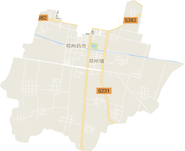 祁州镇电子地图