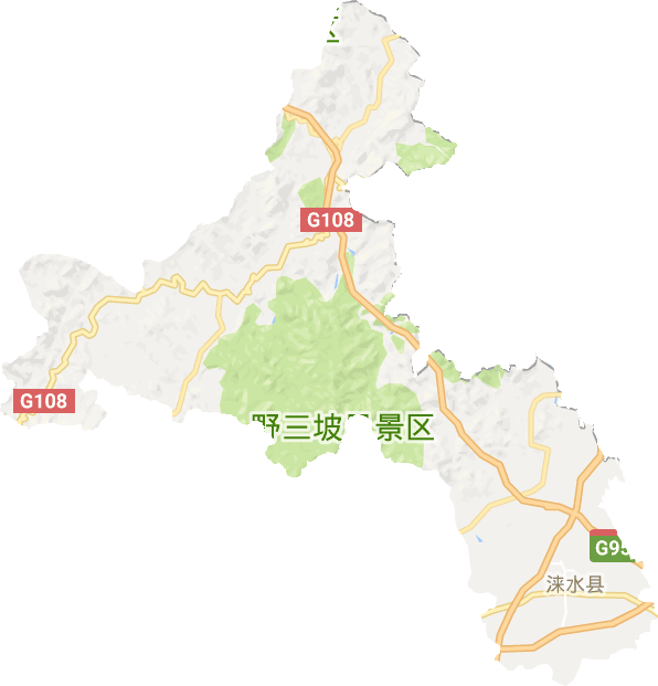 涞水县电子地图