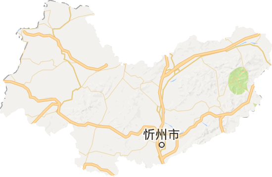 忻州市电子地图