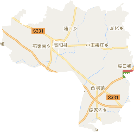高阳县电子地图