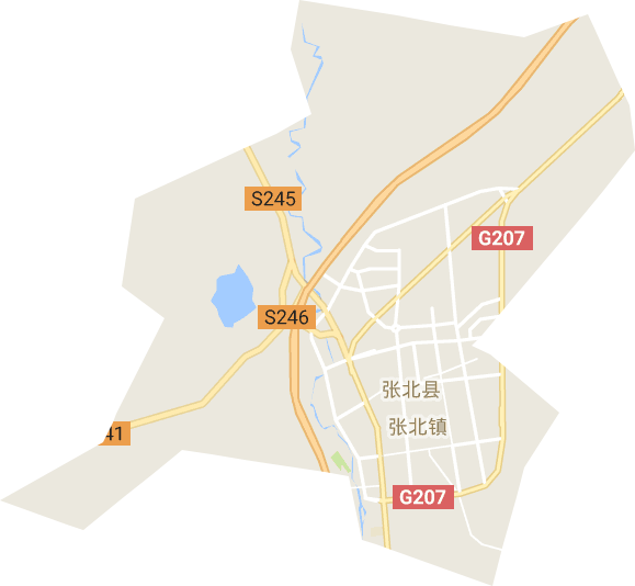 张北镇电子地图