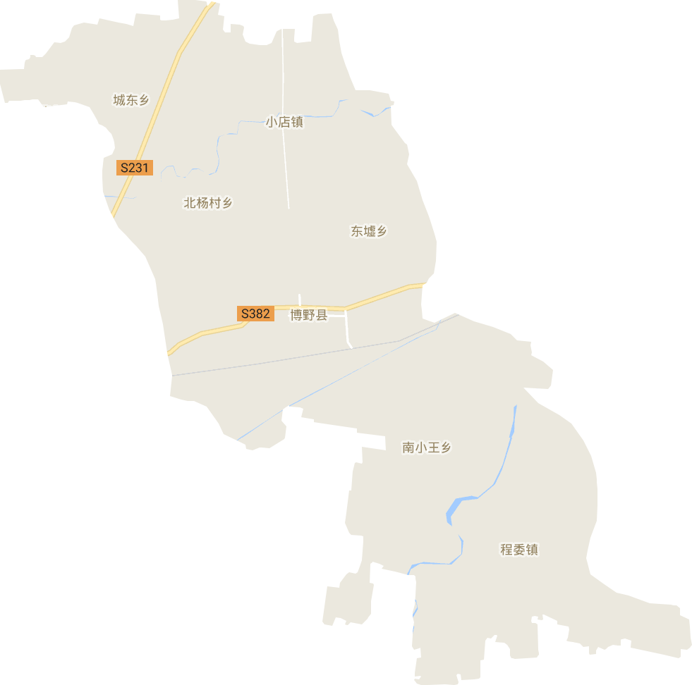 博野县电子地图