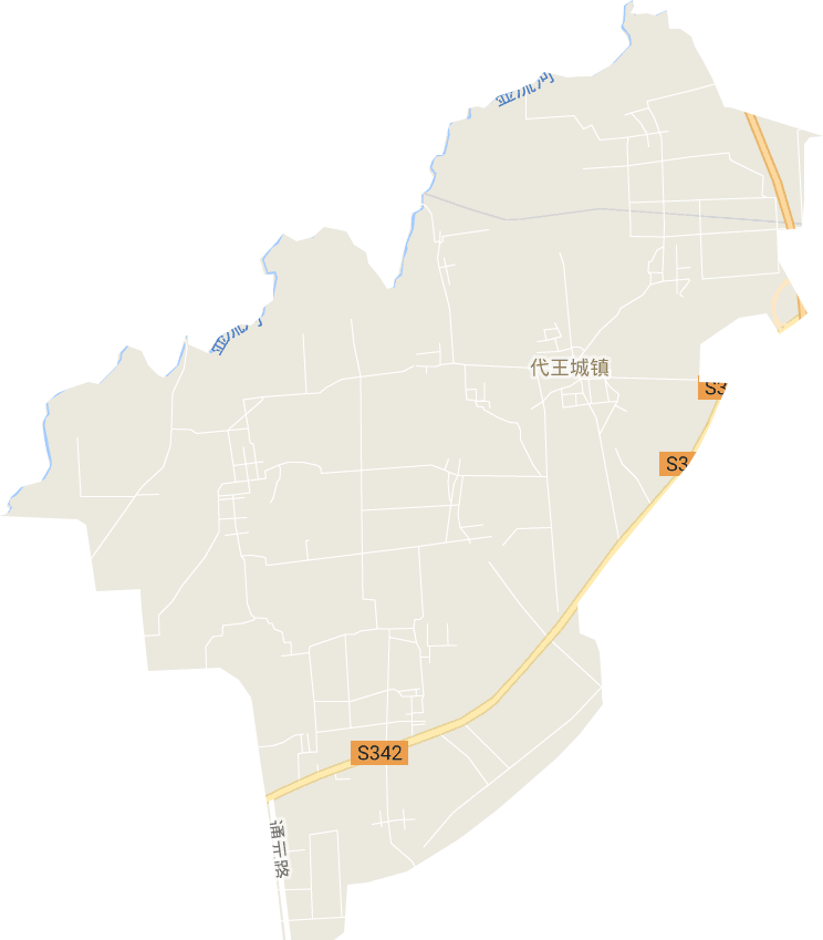 代王城镇电子地图