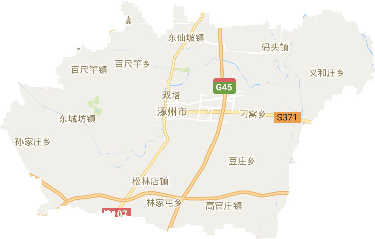 涿州市电子地图