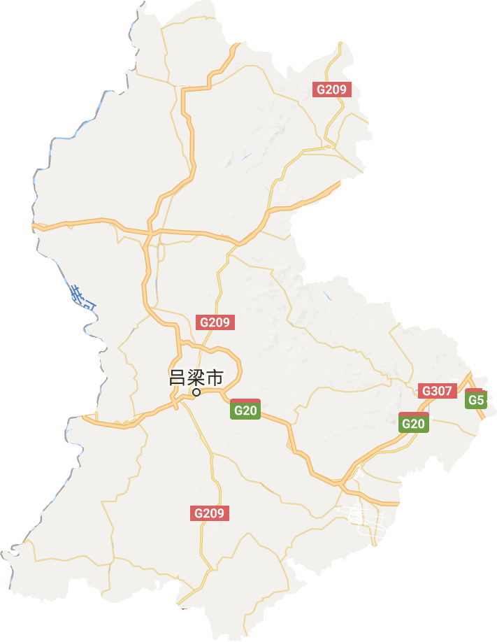 吕梁市电子地图