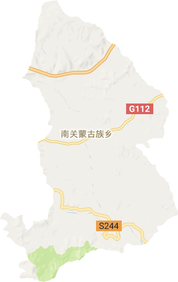 南关蒙古族乡电子地图