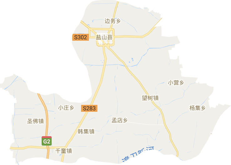 盐山县电子地图