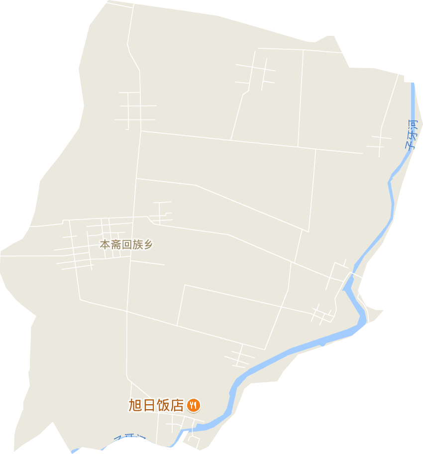 本斋回族乡电子地图