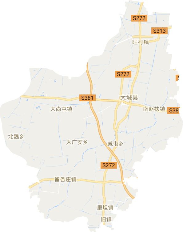大城县电子地图