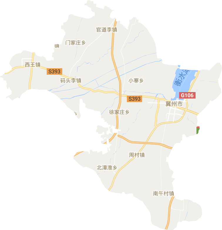 冀州区电子地图