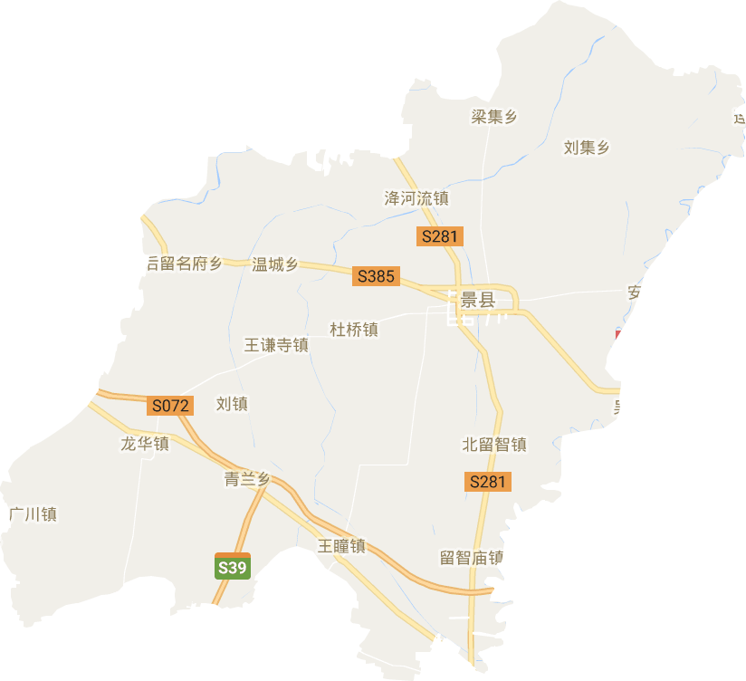 景县电子地图