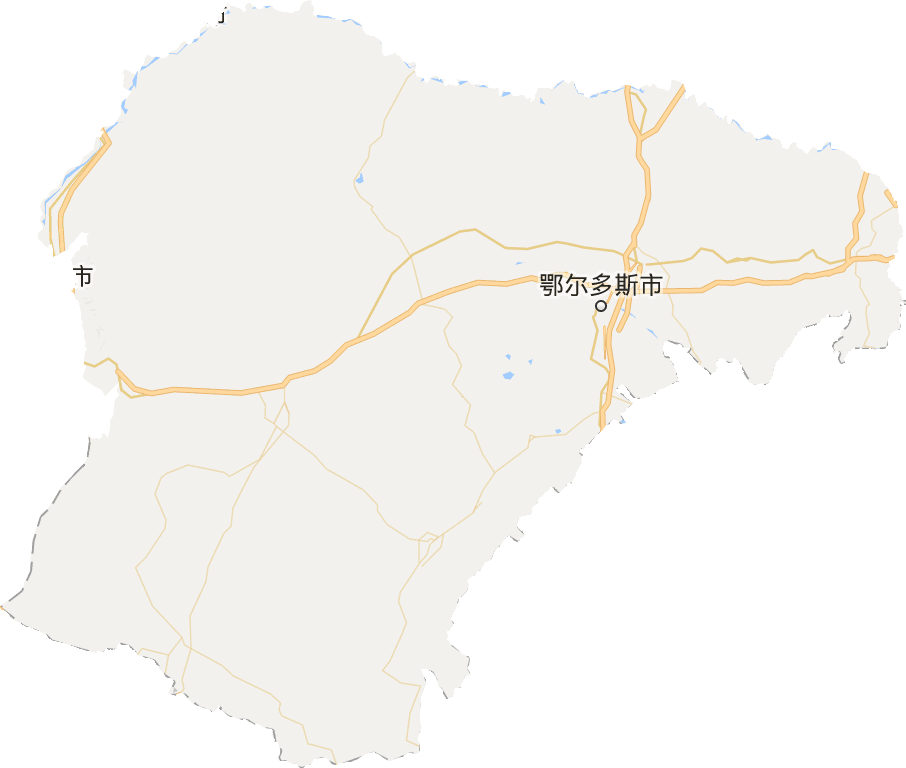 鄂尔多斯市电子地图