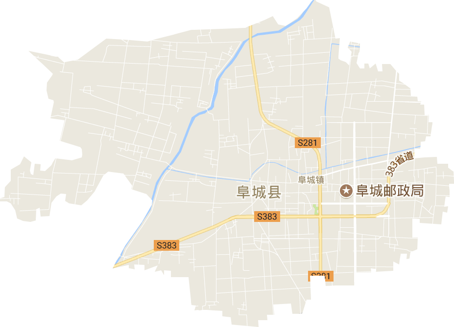 阜城镇电子地图