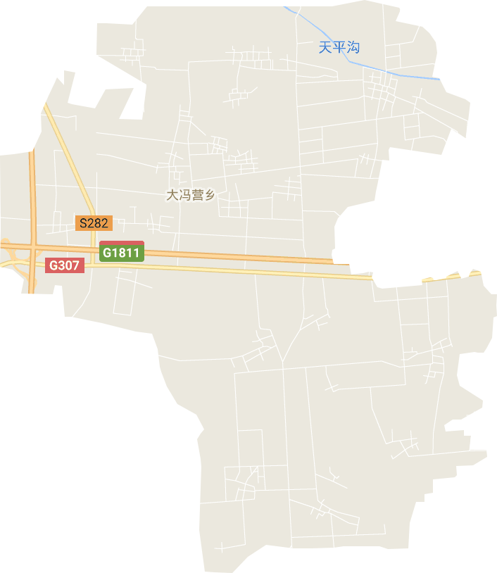 大冯营乡电子地图