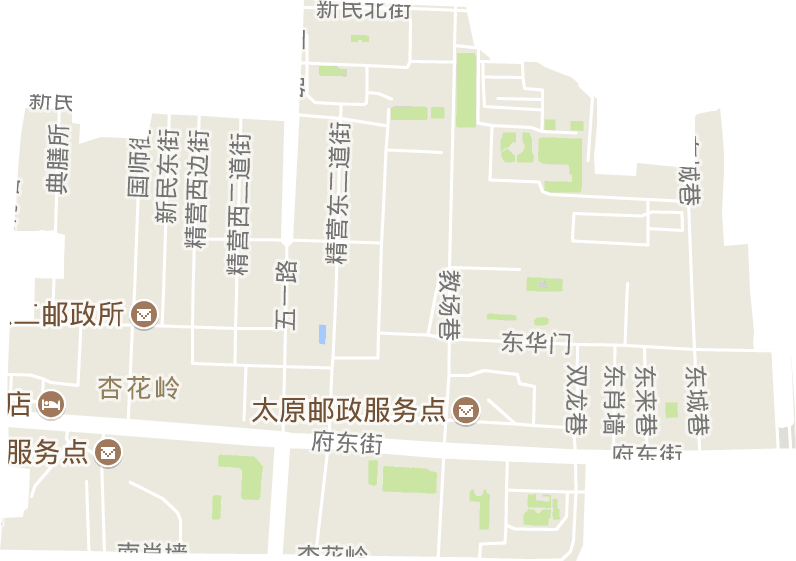 杏花岭街道电子地图