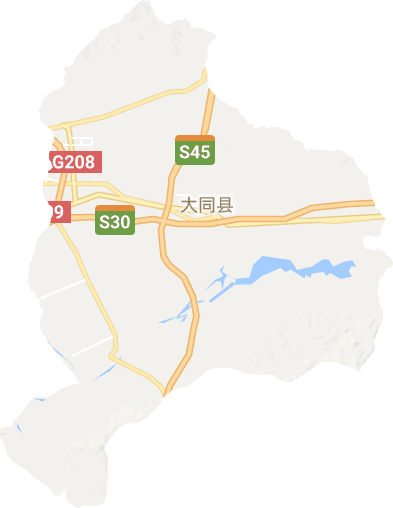 大同县电子地图