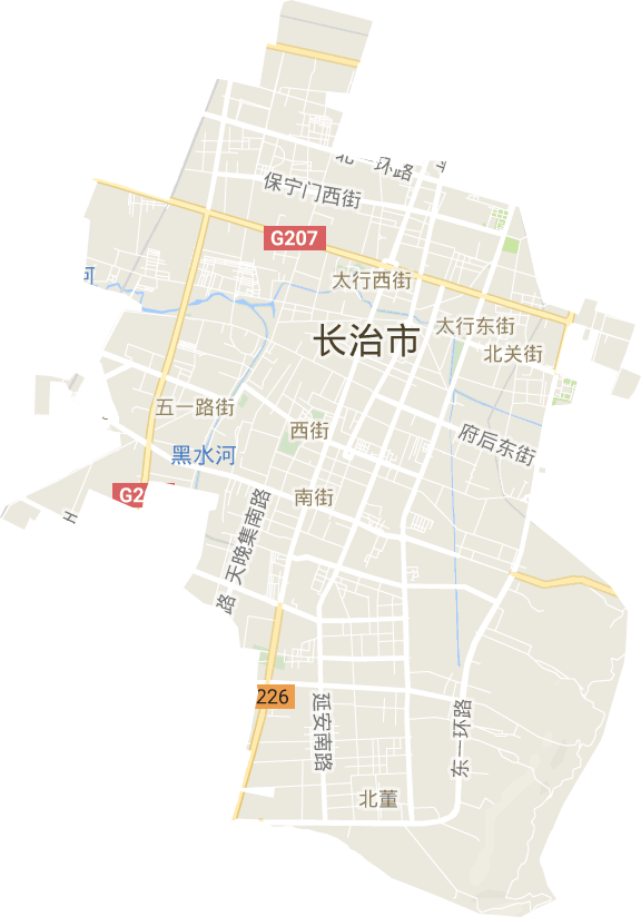 城区电子地图