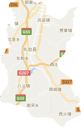 长治县电子地图