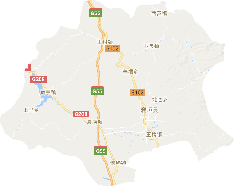 山西省长治市襄垣县电子地图高清版大图图片