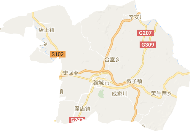 潞城市电子地图