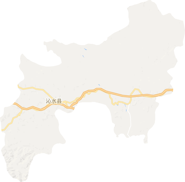 沁水县电子地图