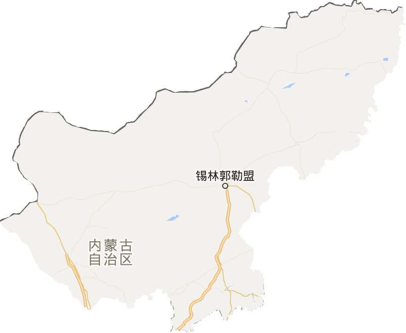 锡林郭勒盟电子地图