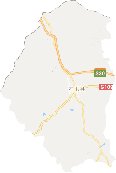 右玉县电子地图
