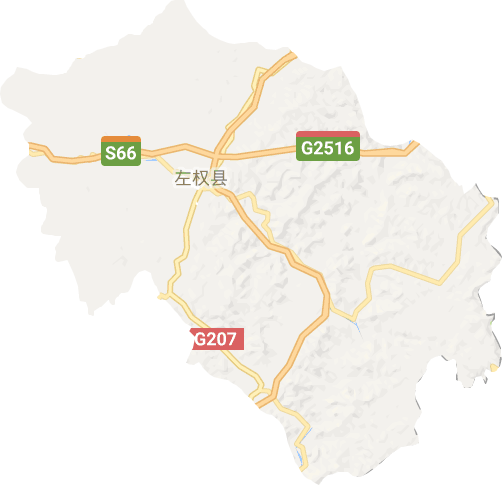 左权县电子地图