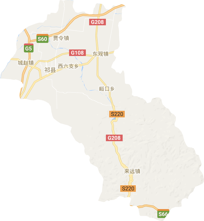 祁县电子地图