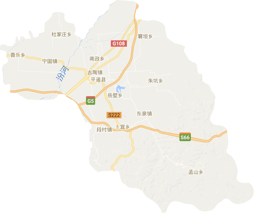 平遥县电子地图