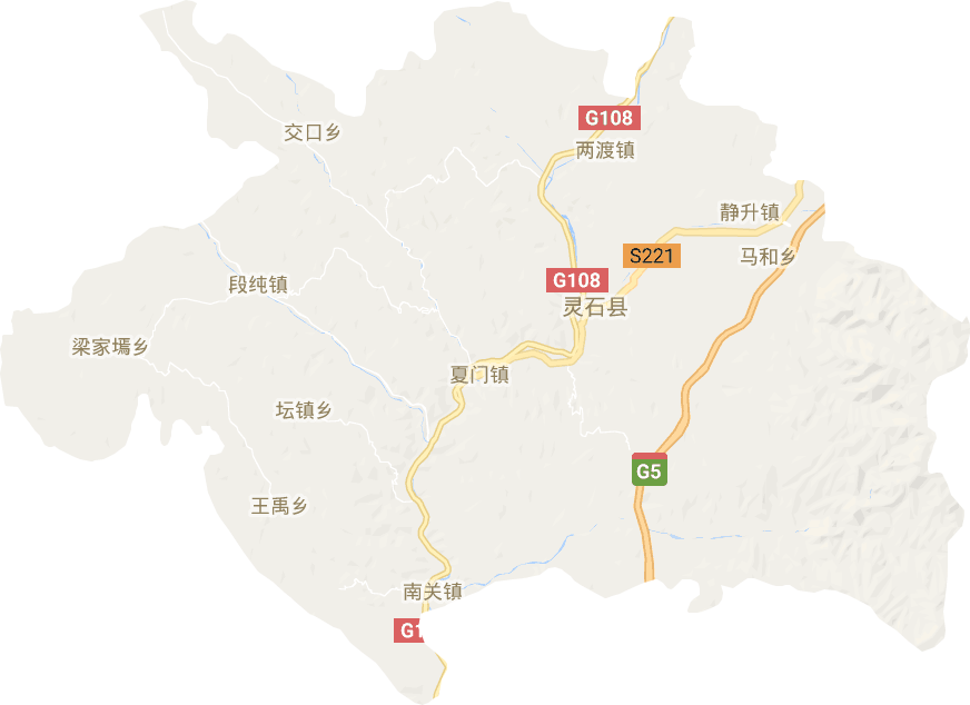 灵石县电子地图
