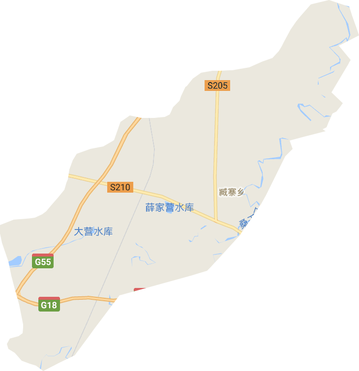 藏寨乡电子地图