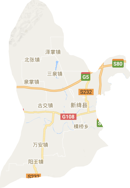 新绛县电子地图