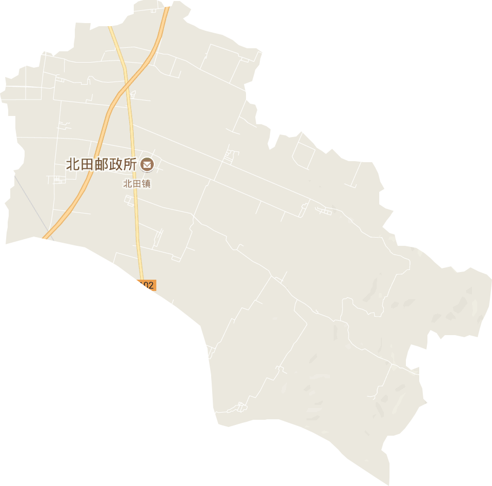 北田镇电子地图