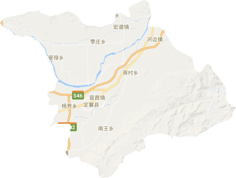 定襄县电子地图