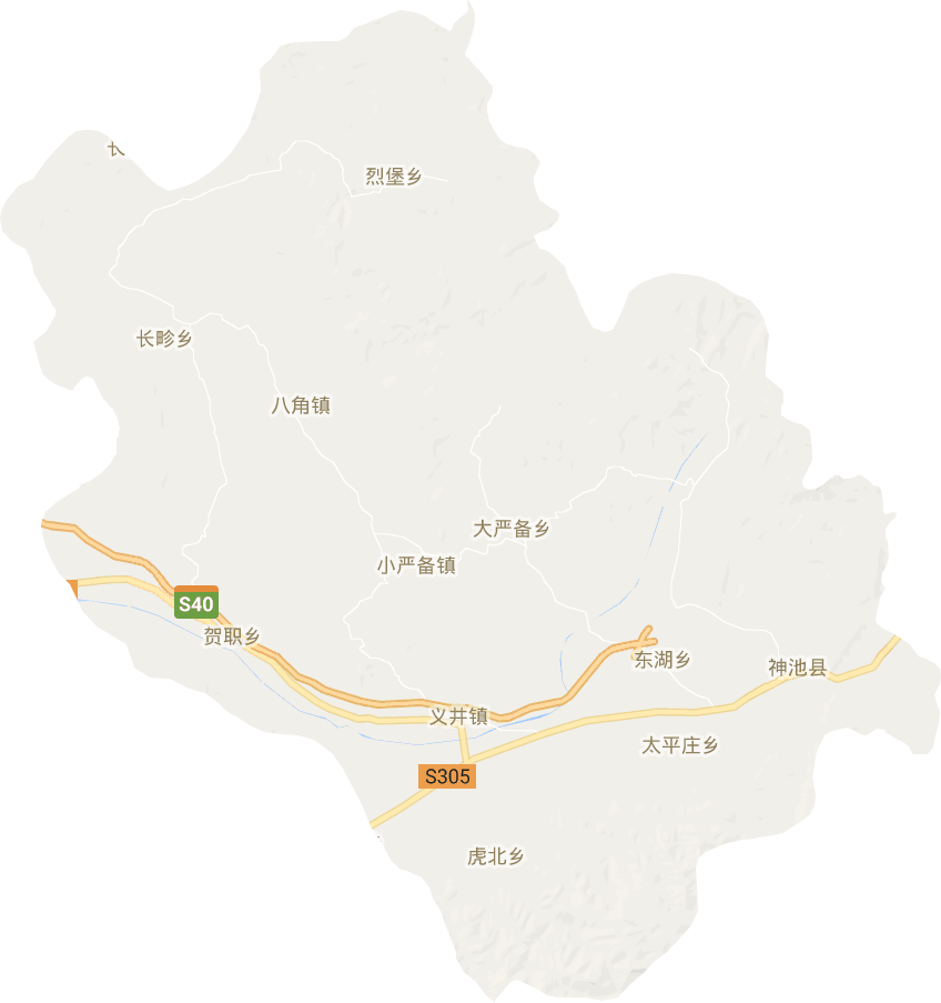 神池县电子地图