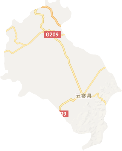 五寨县电子地图
